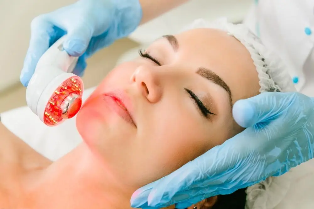 woman having non-surgical Morph8 treatment Queensbury